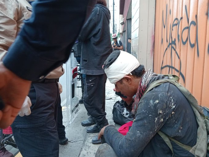 Represión en estadio Azteca: hay heridos y estos son los detenidos